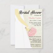 Invitation Robe et bouquet 3x5 vertical -Invitation Fête des  (Devant)