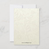 Invitation Robe et bouquet 3x5 vertical -Invitation Fête des  (Dos)