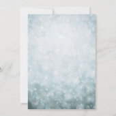 Invitation Robe étincelante Flammes de neige Blue Winter Quin (Dos)