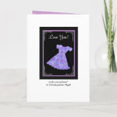 Invitation Robe fleurie rose de Demoiselle d'Honneur Fleur (Dos)