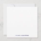Invitation Robe longue Sweet 16 (Bleu) (Dos)