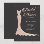 Invitation Robe mariage (Devant / Derrière)