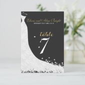 Invitation Robe Mariage élégante en dentelle blanche Tableau  (Debout devant)