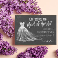 Robe Mariage en tableau - Maid of Honor