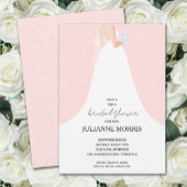 Invitation Robe mariage sur Fête des mariées rose