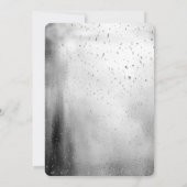 Invitation Robe Noire Chic Argent Confetti 18e anniversaire (Dos)