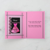 Invitation Robe NOMMÉE de ROSE d'invitation de demoiselle de (Intérieur)