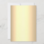 Invitation Robe Or Luxe Couronne Quinceanera (Dos)