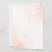 Invitation Robe or rose de Quinceañera 15e anniversaire (Dos)