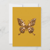 Invitation Robe papillon Topaz Crystal Novembre Pierre d'Anni (Dos)