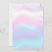 Invitation Robe Parties scintillant Chic, Tiara Holographique (Dos)