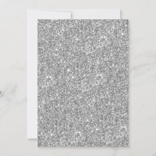 Invitation Robe Parties scintillant élégante | Cinquante et f (Dos)