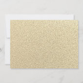 Invitation Robe Parties scintillant Golden Sparkle Quinceaner (Dos)