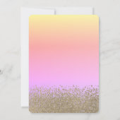 Invitation Robe Parties scintillant or, Tiara, Diamonds Ombre (Dos)