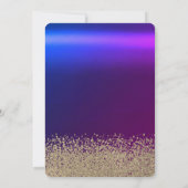 Invitation Robe Parties scintillant or, Tiara, Diamonds Ombre (Dos)