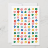 Invitation Robe Pour Un Mess Painting Party Enfants (Dos)