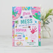 Invitation Robe pour une fête de peinture de Mess Art Girl An (Debout devant)