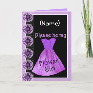 Invitation Robe POURPRE d'invitation NOMMÉE FAITE SUR