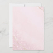 Invitation Robe princesse en argent rose Fête d'anniversaire (Dos)