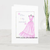 Invitation robe rose (Dos)
