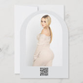 Invitation Robe rose et or papillon Dance robe douce 16 (Dos)