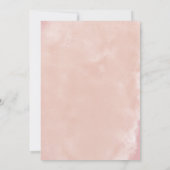 Invitation Robe rose or étincelante femmes 60e fête d'anniver (Dos)