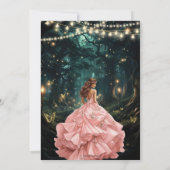 Invitation Robe rose pâle Quinceañera 16 (Dos)