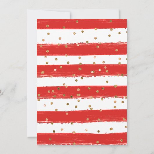 Invitation Robe rouge Peau foncée Princesse Douce 16 (Dos)