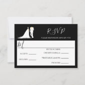 Invitation Robe & Tux - RSVP/Diner Choix (Devant)