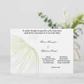 Invitation Robe vert clair 7x5 (Debout devant)