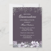 Invitation Robe violette Parties scintillant robe Quinceanera (Dos)