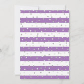 Invitation Robe Violette Peau Noire Princesse Douce 16 (Dos)