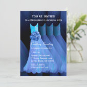 Invitation Robes Bleues pour le déjeuner de la femme de chamb (Debout devant)