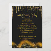 Invitation Robes Champagne Talons Dorés Anniversaire Fabuleux (Dos)