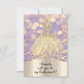 Invitation Robes de Demoiselle d'Honneur Pailletées Diamant L (Devant)