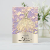 Invitation Robes de Demoiselle d'Honneur Pailletées Diamant L (Debout devant)