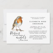 Invitation Robin Celebration of Life Memorial Service (Devant)