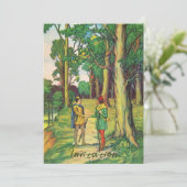 Invitation Robin des Bois et Petit Jean  (Debout devant)