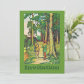 Invitation Robin des Bois et Petit John (Debout devant)