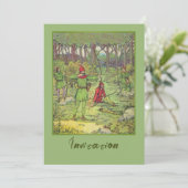 Invitation Robin Hood In The Forest  (Debout devant)
