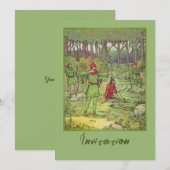Invitation Robin Hood In The Forest  (Devant / Derrière)