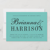 Invitation Robin's Oeuf Blue Couples Noms Wedding shower (Devant)