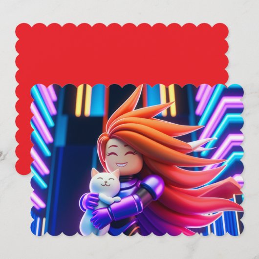 Invitation Roblox  T-Shirt (Devant / Derrière)