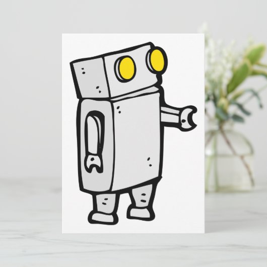 Invitation Robot de base (Debout devant)