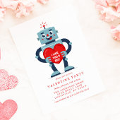 Invitation Robot Heart Cute Fête de la Saint-Valentin