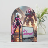 Invitation Robot Hero (Debout devant)