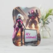 Invitation Robot Hero (Debout devant)