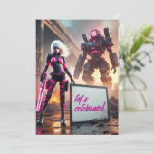 Invitation Robot Hero (Debout devant)