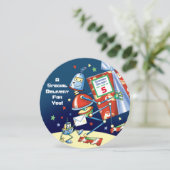 Invitation Robot, Livraison spéciale, fête du 5e anniversaire (Debout devant)