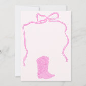 Invitation Robots gribouillis dessinés bottes bulles douche n (Dos)